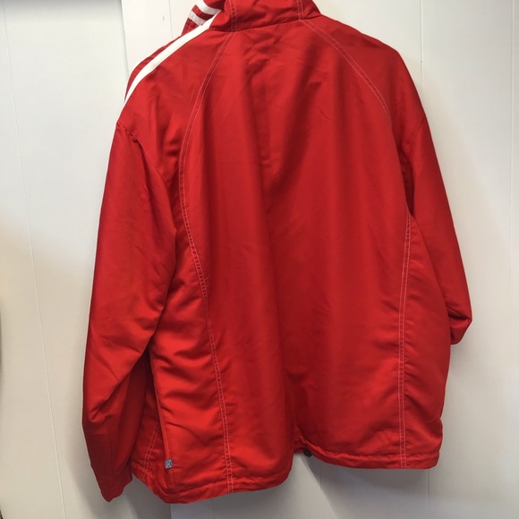 🇨🇦Kobe track jacket mesh lined red white striped full zip activewear sport - Picture 6 of 16